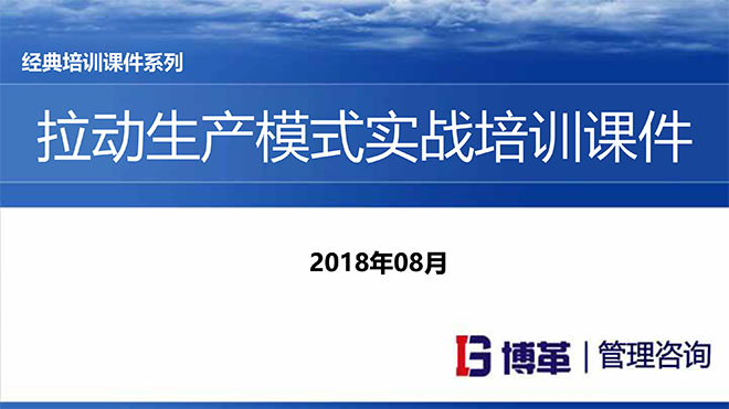 【精美PPT】拉動生產模式實戰(zhàn)培訓經(jīng)典課件