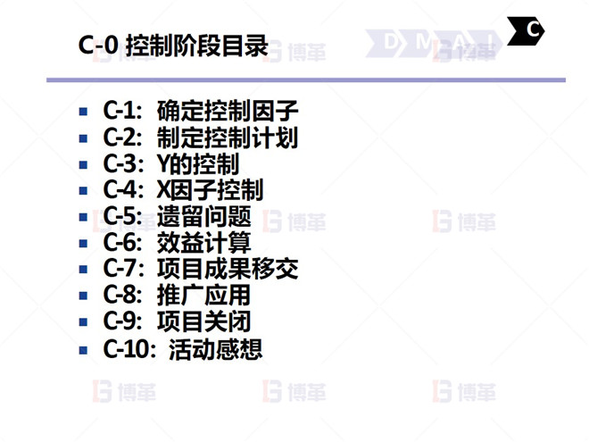 鋼鐵行業(yè)降低廢品率六西格瑪案例 C-0 控制階段目錄